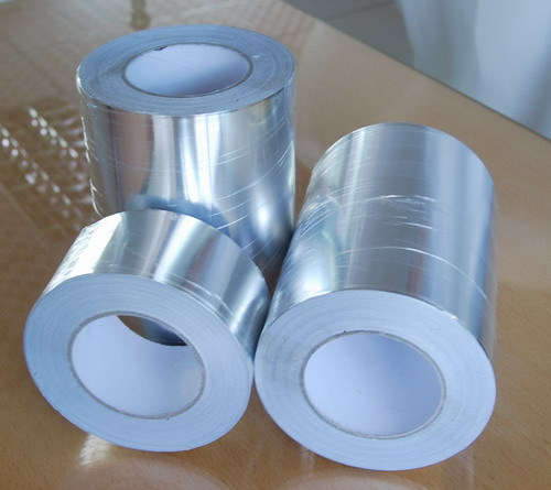 HVAC plain aluminium foil adhesive tape for air conditioner 
