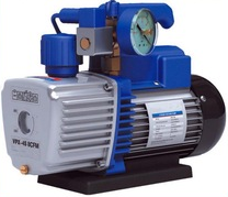 A series single stage vacuum pump for freezer parts