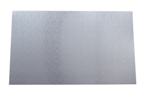 Embossed aluminum checkered plate sheet for refrigerator and freezer