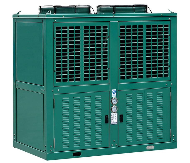 Box Type V Shape R404A/R22 Air Cooled Condensing Unit Used for Cold Room 