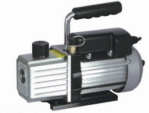 A series single stage vacuum pump for freezer parts