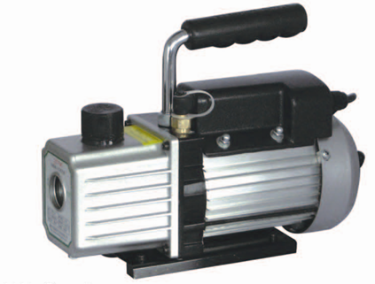 A series single stage vacuum pump for freezer parts