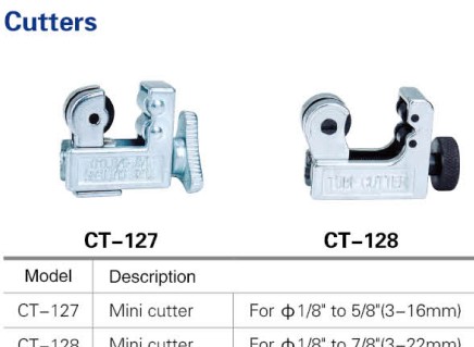 Refrigeration copper tube pipe cutter CT127/CT128