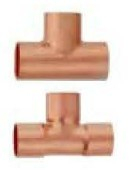 Industrial copper reducing tee-CXCXC