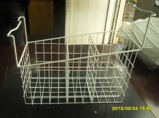 Wire Freezer Basket with Dividers
