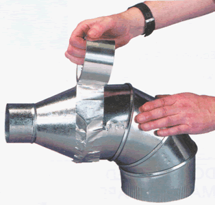 HVAC aluminum foil backed adhesive tape