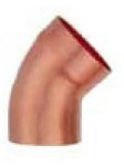 45° copper elbow -FTGXC