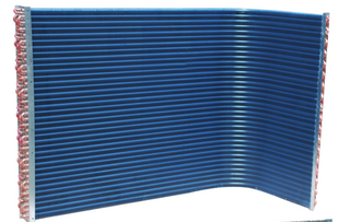 All Copper Evaporator with Long Finned Tube for Refrigeration Cabinets
