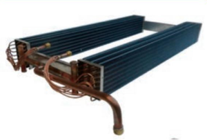 Copper tube aluminium finned auto evaporator coil 