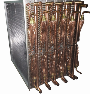 Copper Radiator Heat Exchanger For Low Temperature Cold Room
