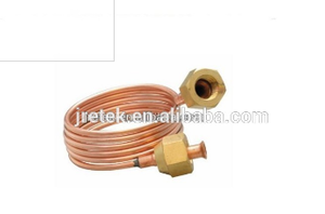 Refrigeration copper tube with copper nuts