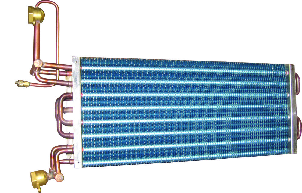 Copper tube aluminum fin evaporator for low temperature cold room