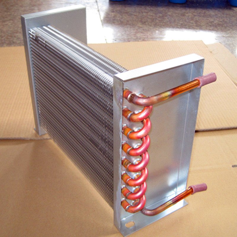 Commercial aluminium and Copper Heat Exchanger coil For Cold Storage