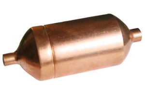 Copper tube accumulator for visi cooler