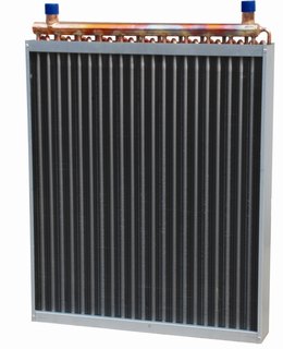 copper pipe fin type heat exchanger for deep freezer