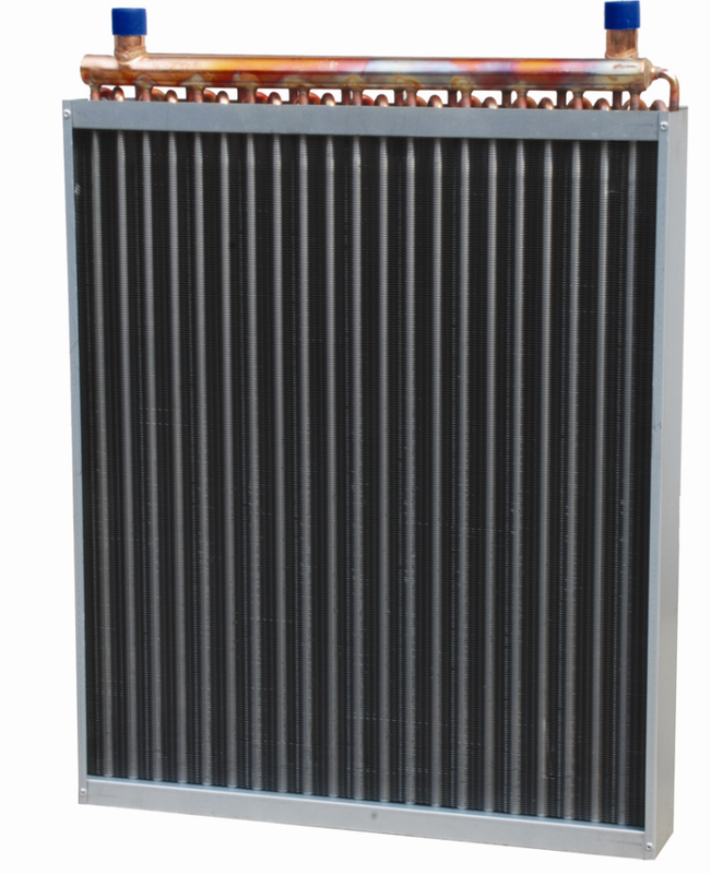 copper pipe fin type heat exchanger for deep freezer
