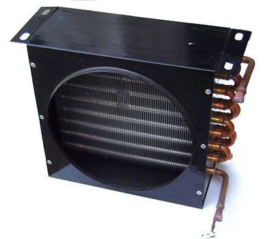 1.5HP air cooled copper tube condenser