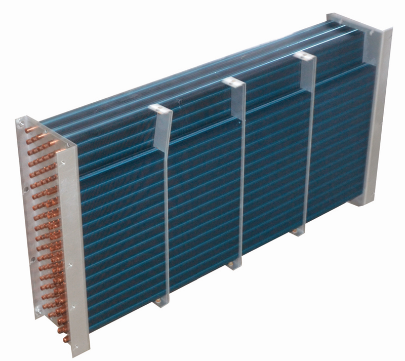 Commercial copper in heat exchanger For freezing
