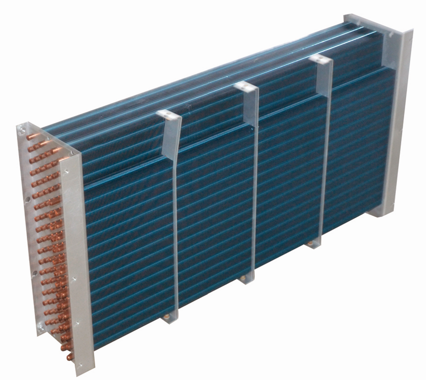Commercial copper in heat exchanger For freezing