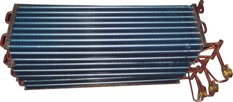 Commercial copper tube aluminum finned evaporator for deep freezer