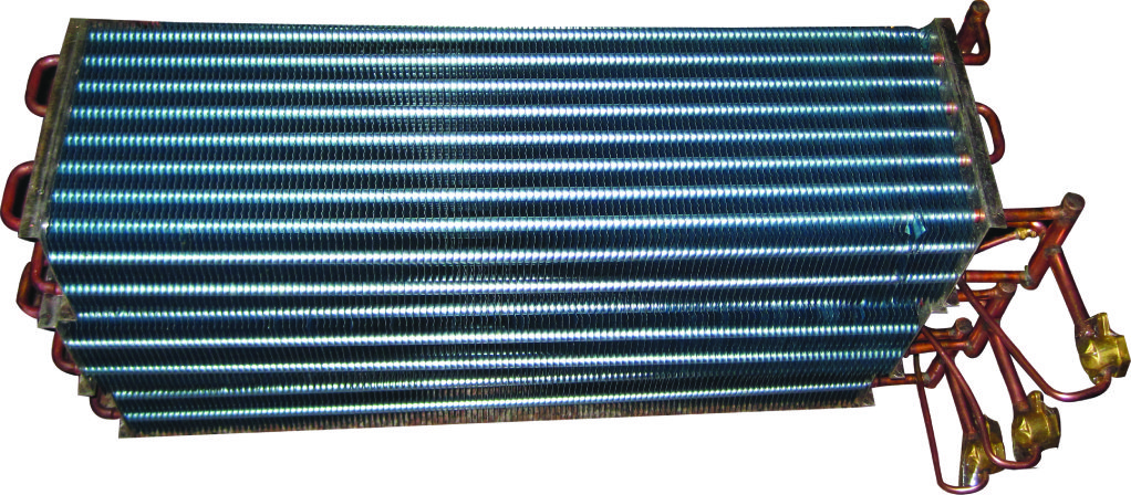 Commercial copper tube aluminum finned evaporator for deep freezer