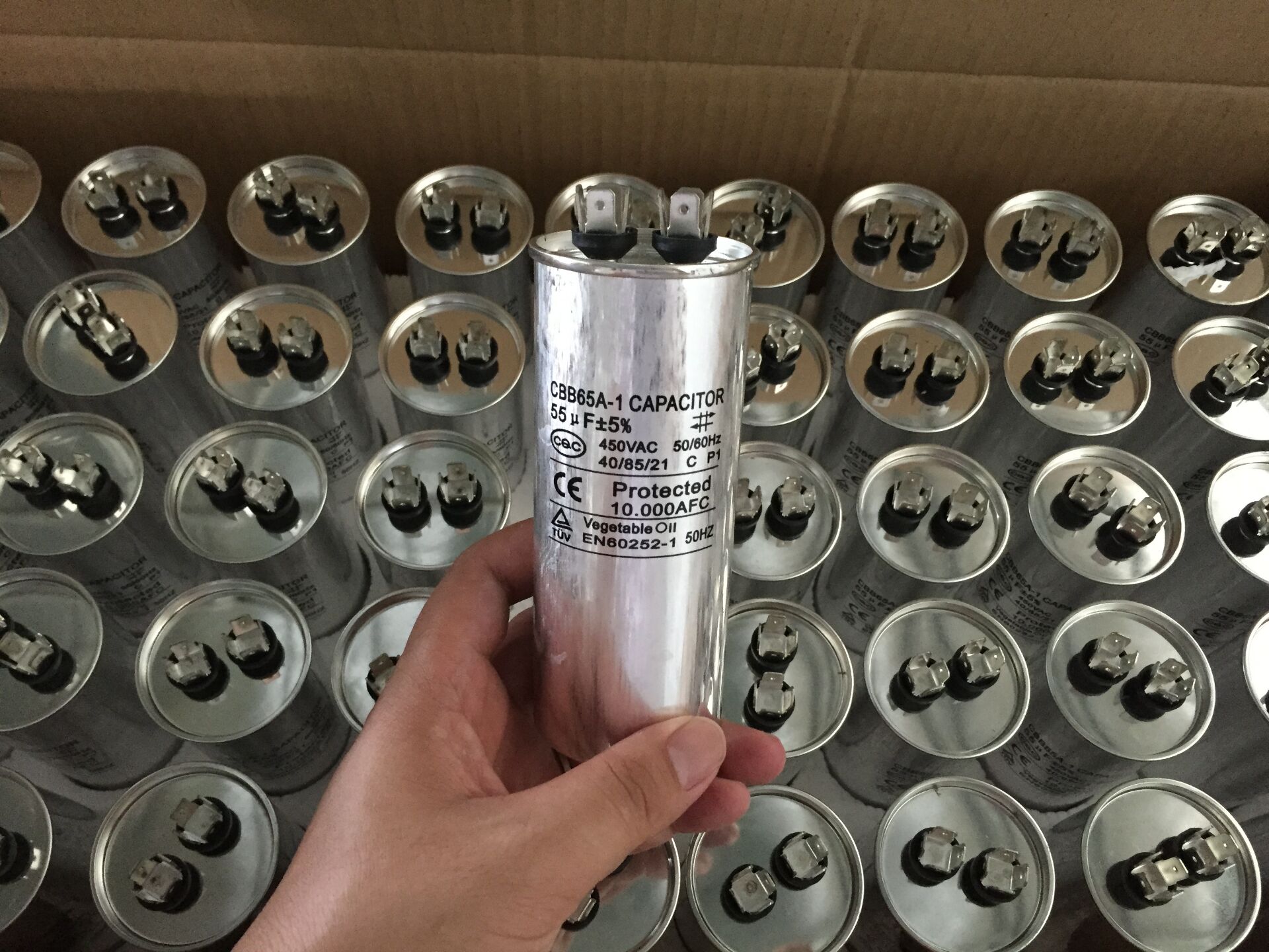 Polypropylene ac motor Run Capacitor For Refrigeration