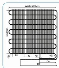 Refrigerator wire tube Condenser for freezer