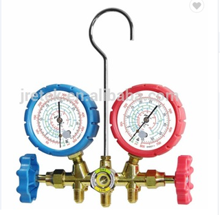 Air Conditioner System Repair Tools Aluminum Manifold Gauge 