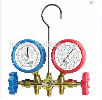 Air Conditioner System Repair Tools Aluminum Manifold Gauge 