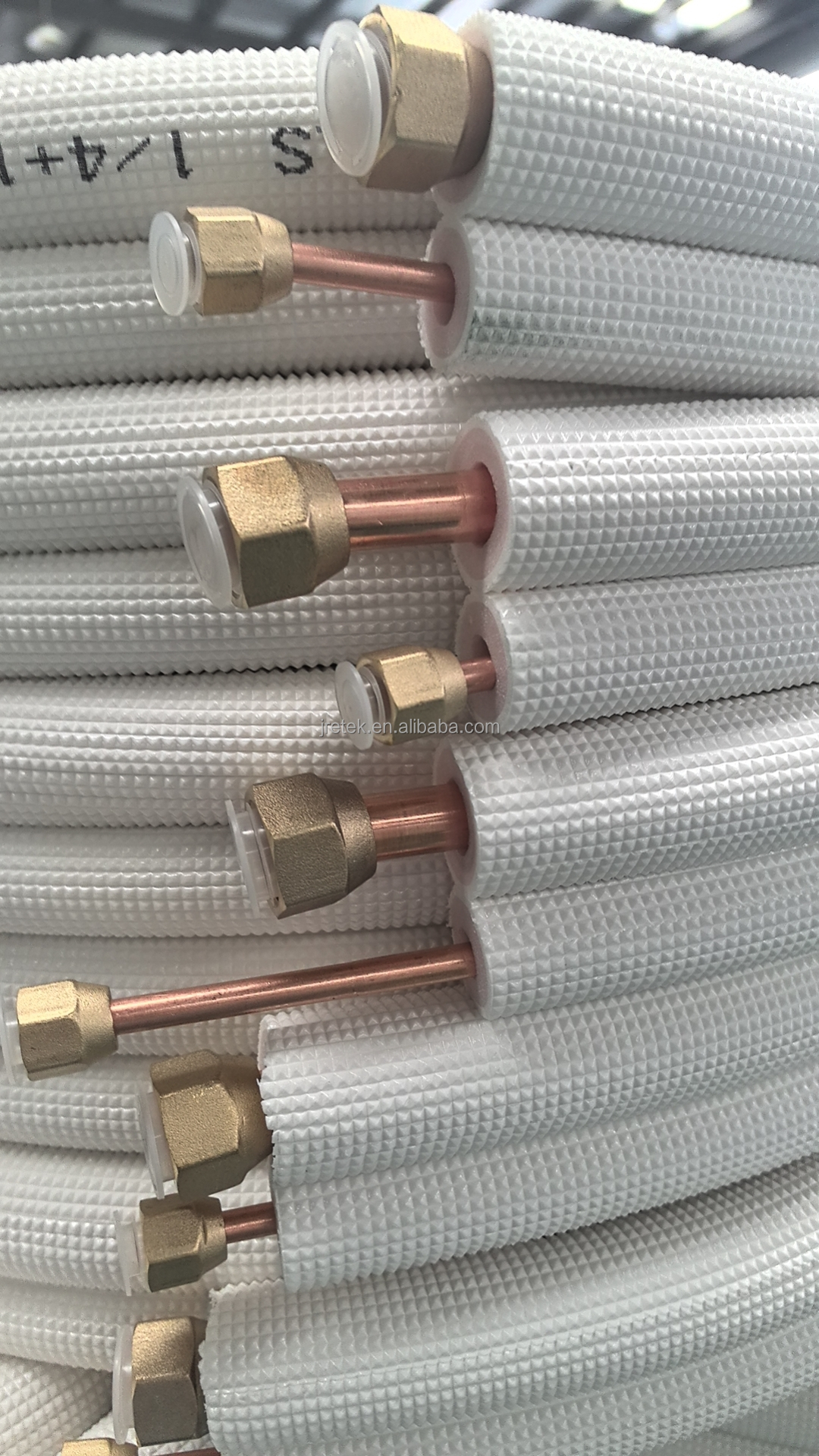 Insulated Copper Aluminium Tube Air Conditioner Connecting Pipe