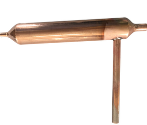 Refrigerator copper filter drier welded with access valve