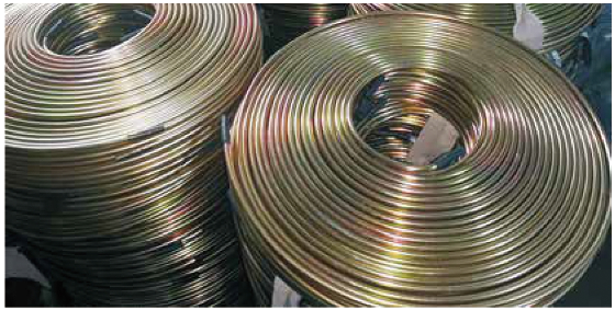 Copper/Zinc Coated Bundy Tube For Refrigeration