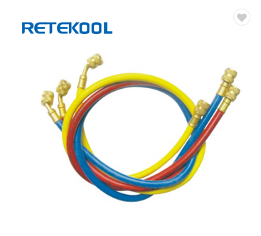 Three Colors Flexible Refrigerant Charging Hose 
