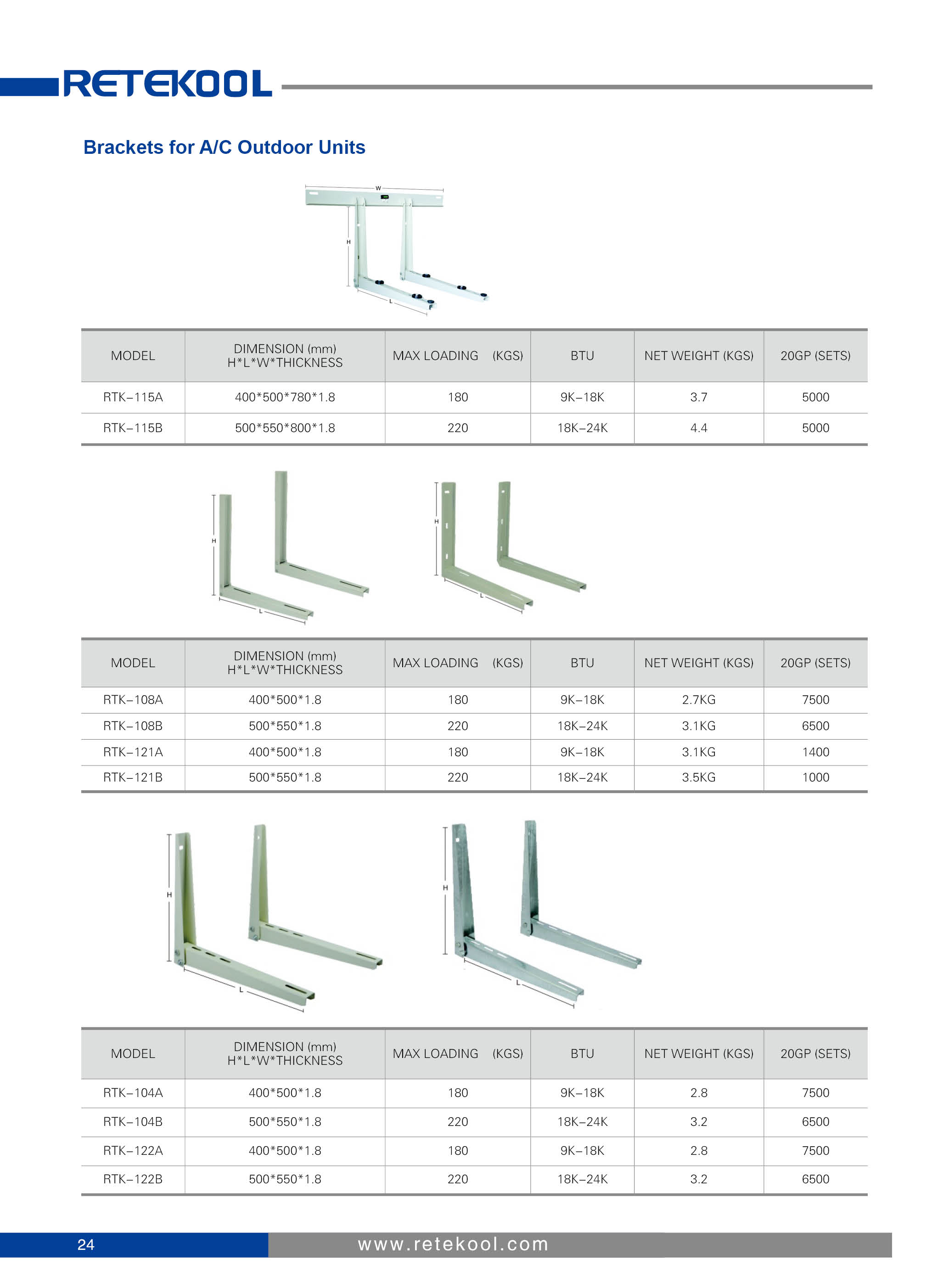 Air Conditioner AC Ourdoor Bracket