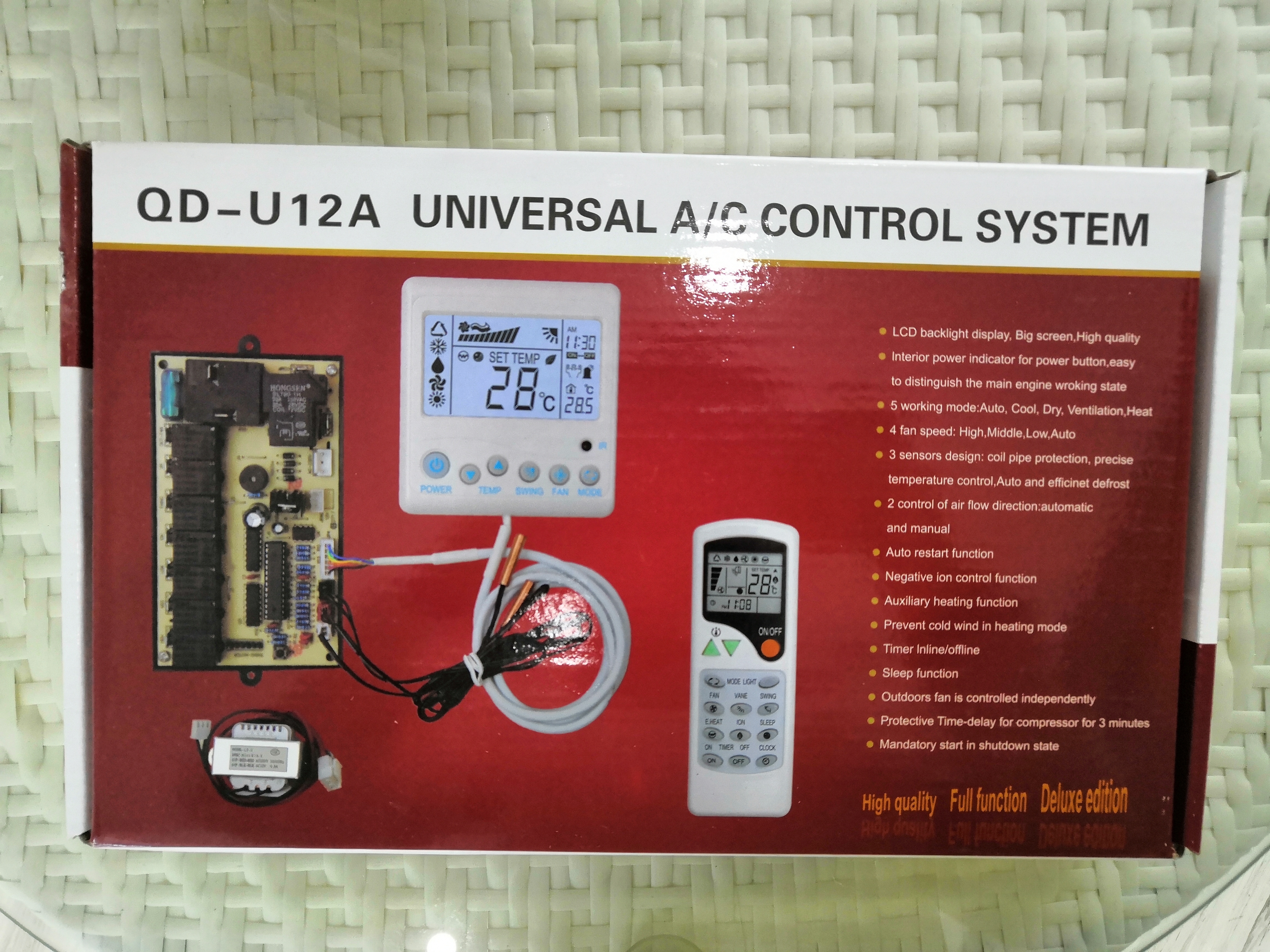 QD-U12A Universal Air Conditioner Remote Control