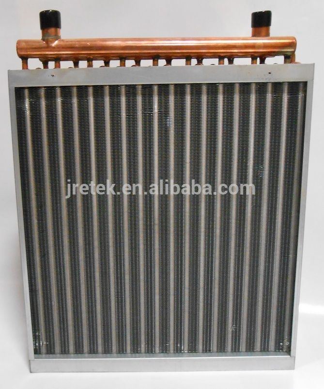 Us market 8x8 Finned Coil hot Water to Air Heat Exchanger 