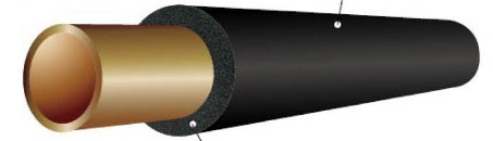 Black NBR Rubber Insulation Tube For Air Conditioner