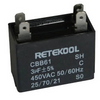Refrigeration spare parts AC Motor Run Start Capacitor CBB61