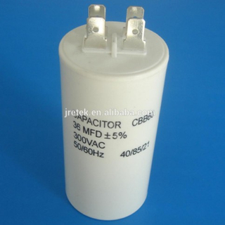Cbb60 Starter AC Washing Machine Capacitor 10UF/450V Motor Running Capacitor