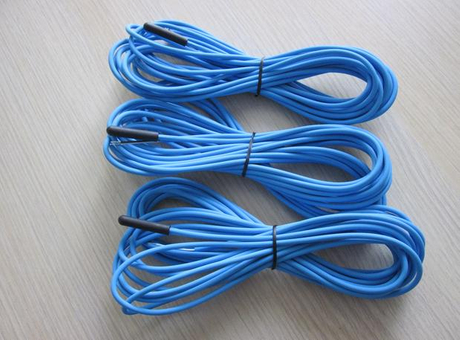IP67 IP68 Waterproof TPE Overmoulding Ntc Thermistor Temperature Sensor for HVAC Refrigerator Floor Heating