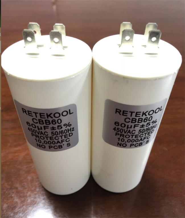 Cbb65 Single Air Conditioner Motor Run Capacitor