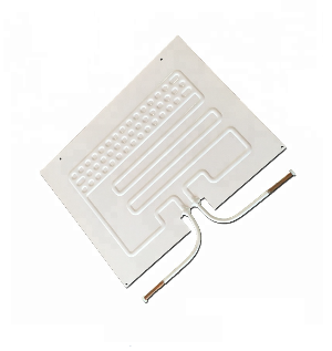 Refrigeration evaporator plate structure and thermodynamic design